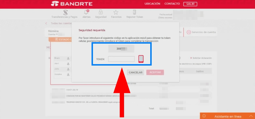 solicitar estado de cuentas en Banorte paso 4